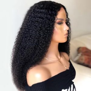 Real Human Hair Curly Wig
